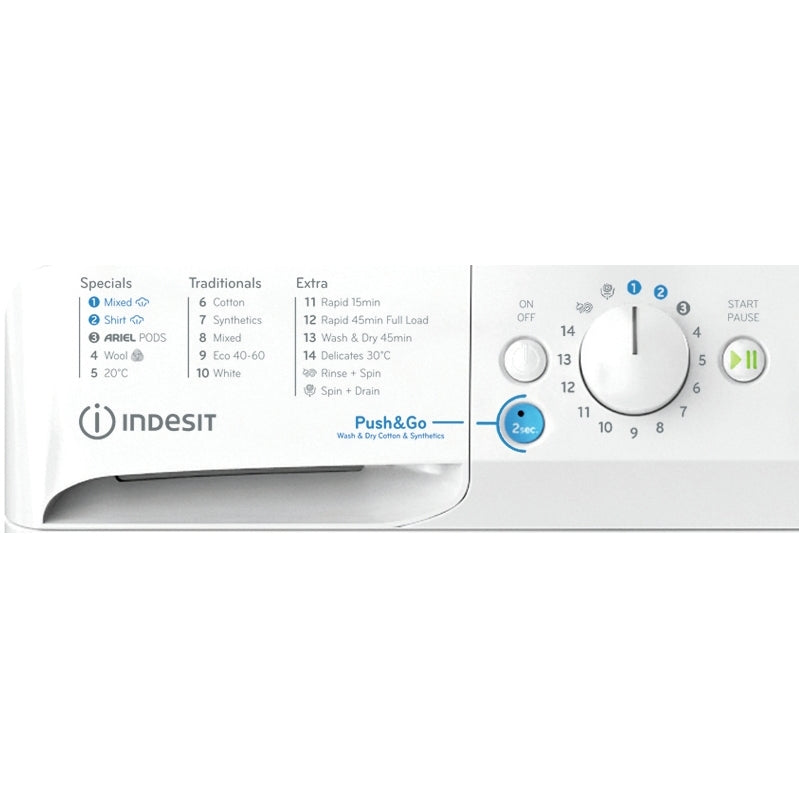 Indesit BDE96436WV 9kg/6kg 1400rpm Washer Dryer - White