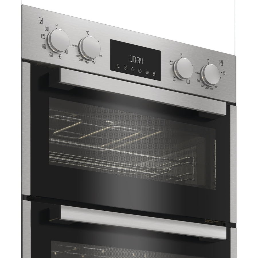 Hotpoint DIH82DIX Built-in Double Oven - Stainless steel