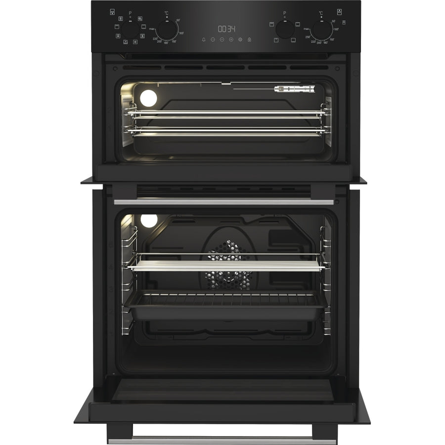 Hotpoint DIH 82G B Built-in Double Oven - Black