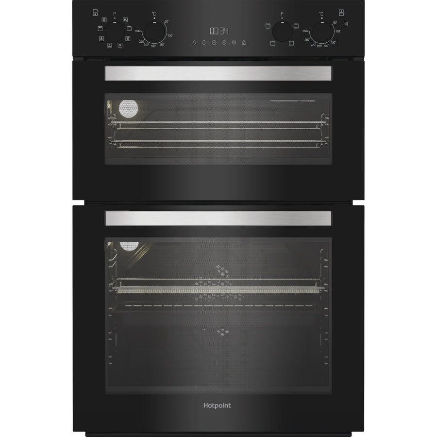Hotpoint DIH 82G B Built-in Double Oven - Black