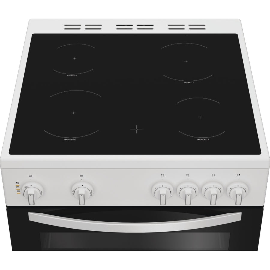 Indesit IDE6VMW 60cm Electric Ceramic Cooker - White