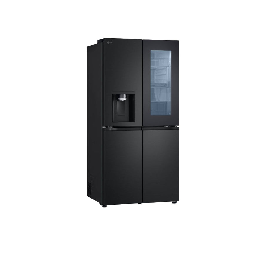LG GMG860EPBE 84cm InstaView American Style Fridge Freezer - Black Steel [free 5-year parts & labour guarantee]