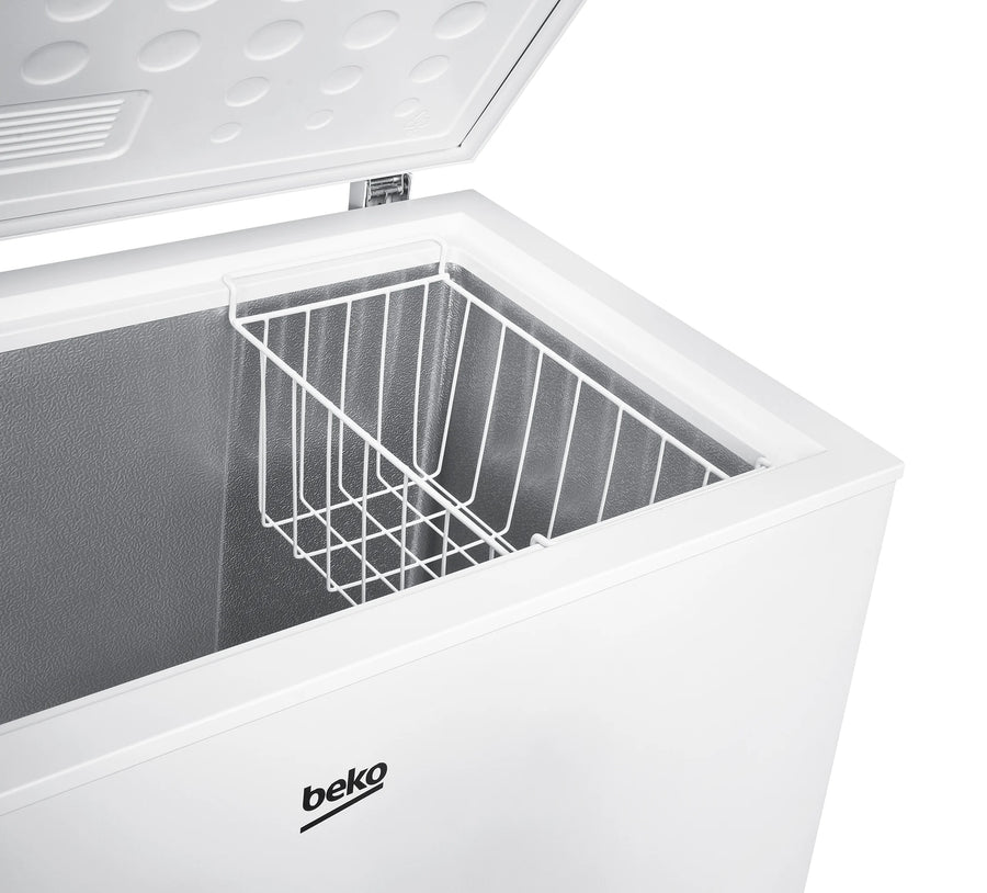 Beko CF4198W 198 Litre Chest Freezer with Freezer Guard - White