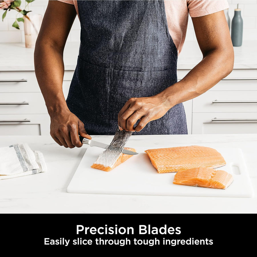Ninja K32005UK StaySharp Knife Block with Integrated Sharpener – 5-Piece Set