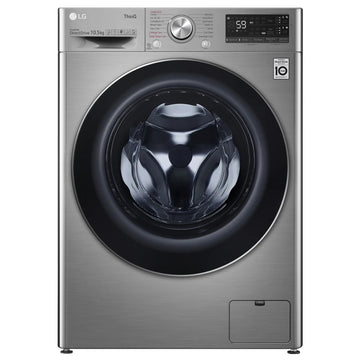LG F4V710STSA EZDispense™ TurboWash™ AI DD™️ 10.5Kg 1400RPM Washing Machine - Silver - [Free 5 year parts & labour warranty]