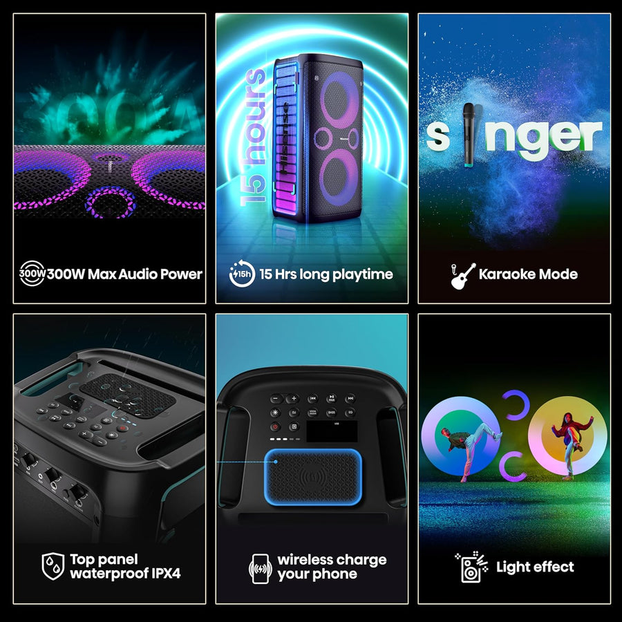 Hisense Party Storm Megasound Portable Party Speaker