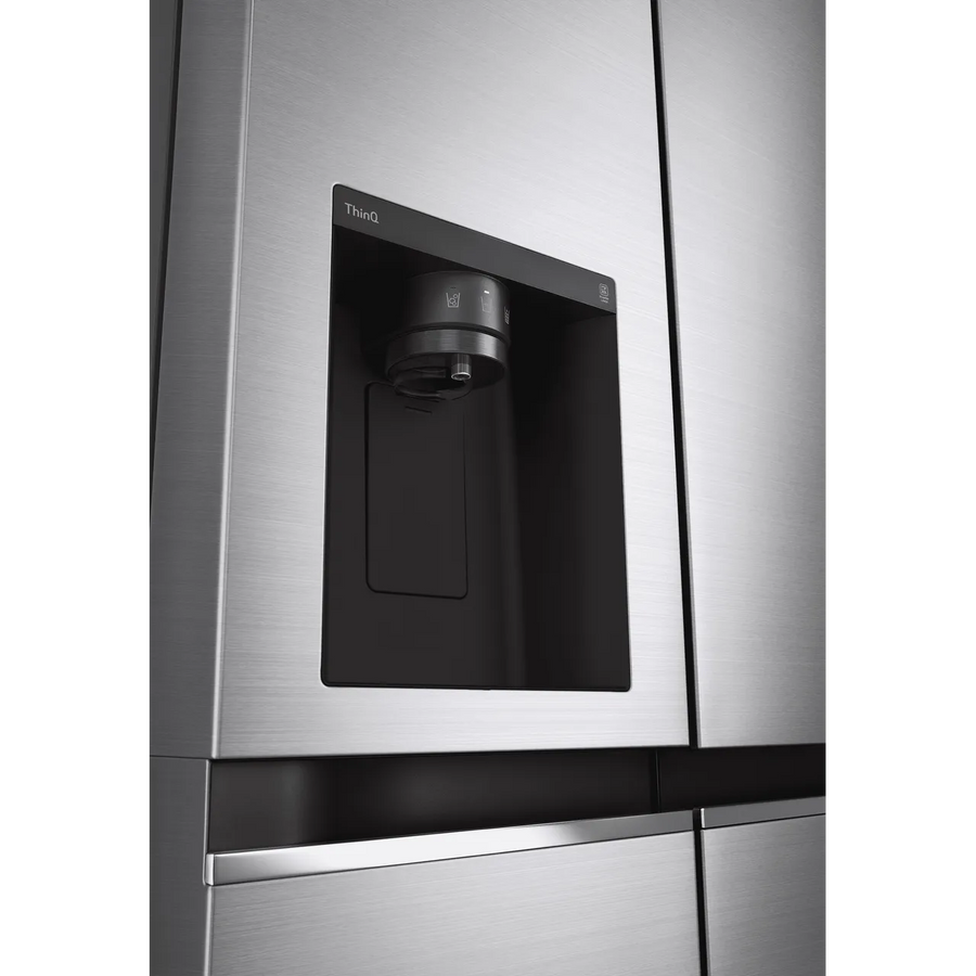 LG GSLA80PZLD Plumbed ice & water American style Fridge Freezer - Shiny Steel - New Energy Efficient Model