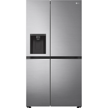 LG GSLA80PZLD Plumbed ice & water American style Fridge Freezer - Shiny Steel - [New Energy Efficient Model]