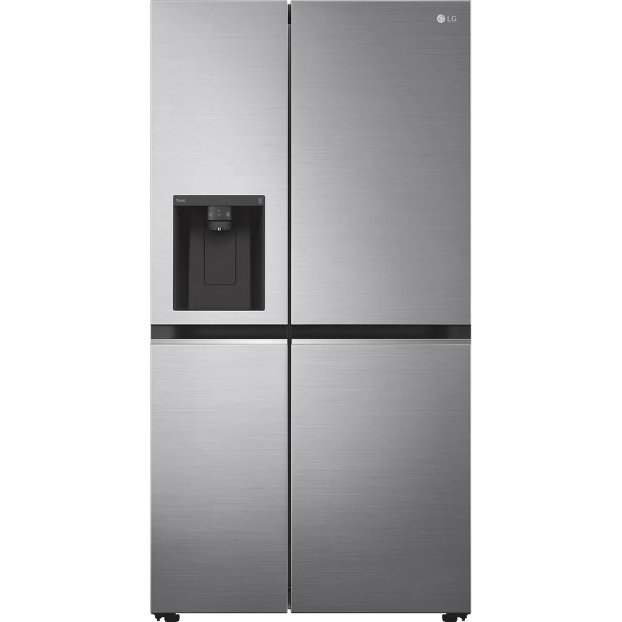 LG GSLA80PZLD Plumbed ice & water American style Fridge Freezer - Shiny Steel - [New Energy Efficient Model]