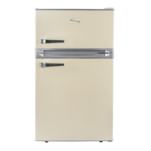 SIA RFM88C retro style mini fridge freezer - cream