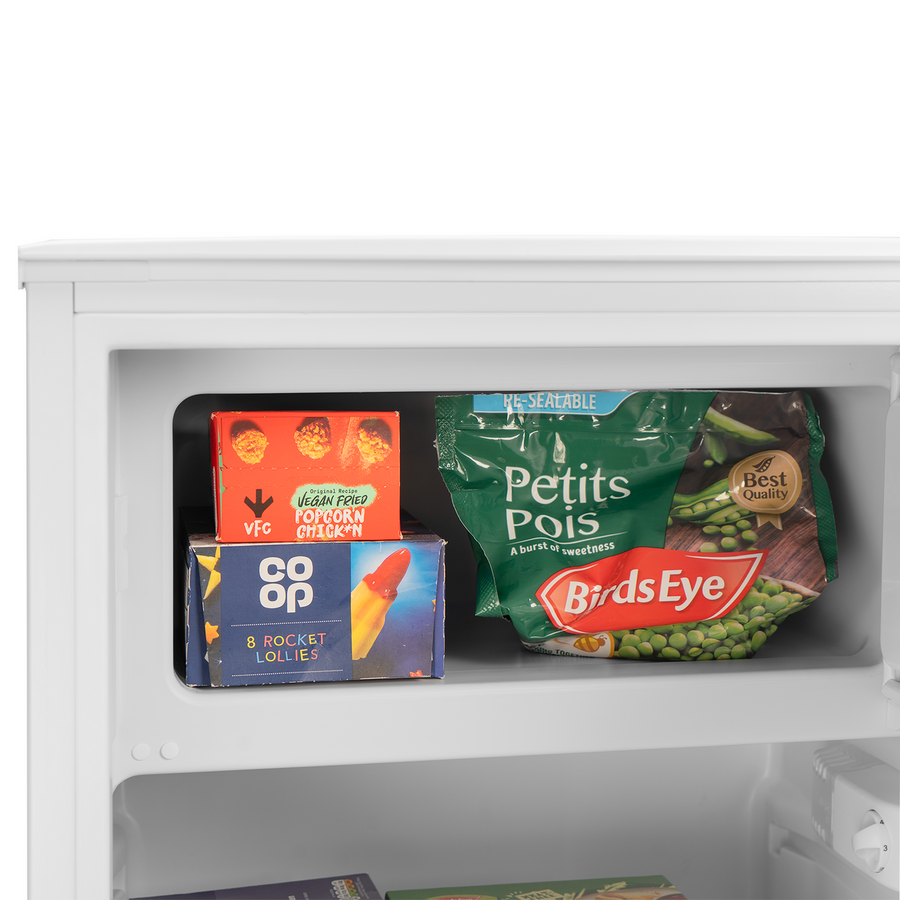 SIA SFR55WH Undercounter Freestanding Fridge with Ice Box - White
