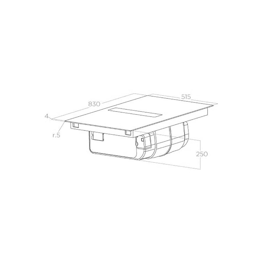 Nikolatesla Fit Xl 83cm Venting Induction Hob [contact for pricing]