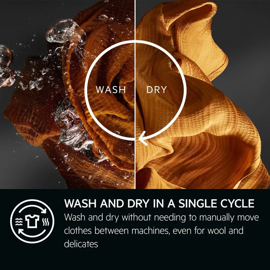 AEG LWR7196U4B 9/5kg 1600RPM Washer Dryer - Graphite