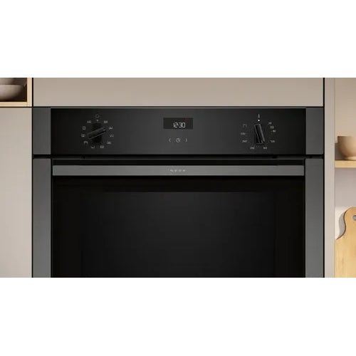 Neff B3ACE4AG3B N50 Built-in Slide® Single Oven - Graphite