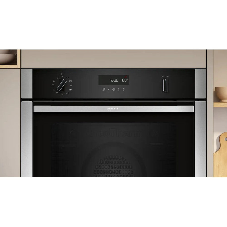 NEFF N50 B6ACH7AN7B Slide&Hide® Multifunction Pyrolytic Oven - Stainless steel