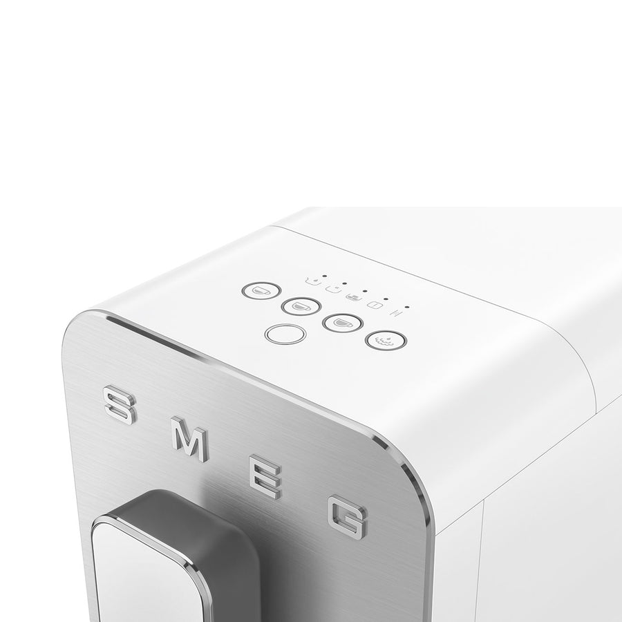 Smeg BCC12WHMUK Automatic Bean To Cup Coffee Machine - Matte White