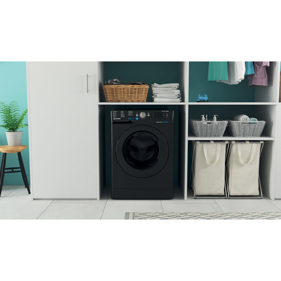 Indesit BDE86436XBUKN 8kg/6kg 1400rpm Washer dryer - Black