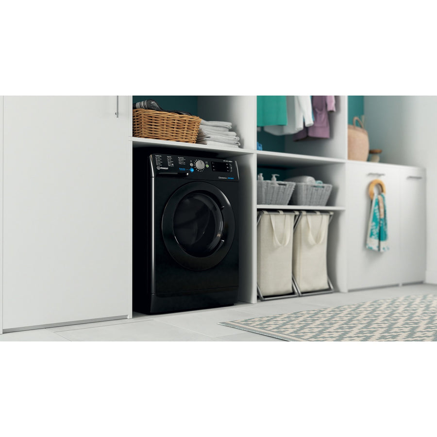 Indesit BDE86436XBUKN 8kg/6kg 1400rpm Washer dryer - Black