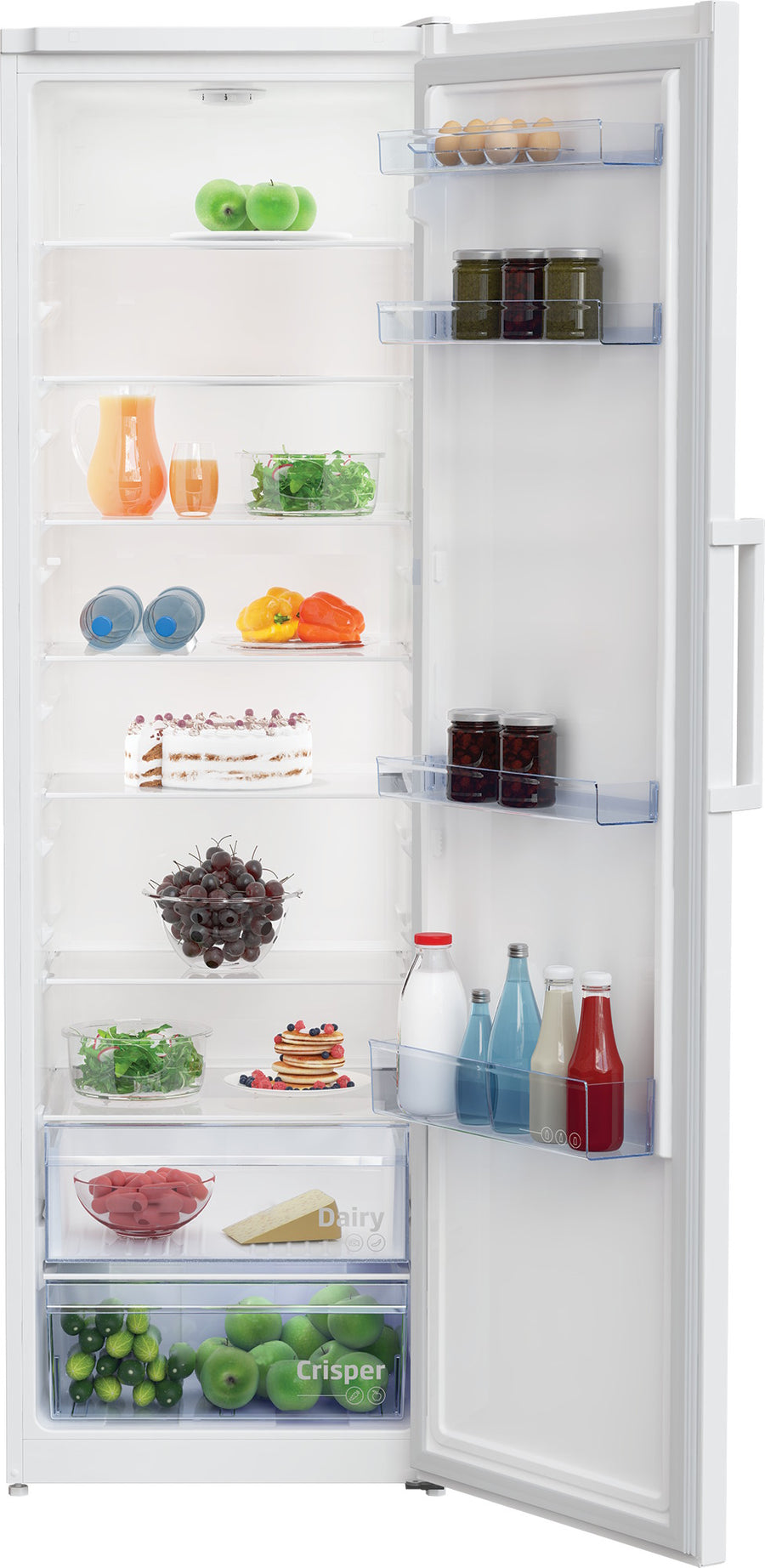 Beko LSP4579W Tall larder fridge - white