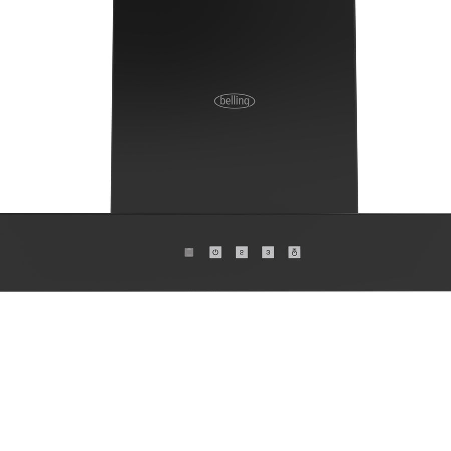 Belling CHIM603T 60cm Black Chimney Hood