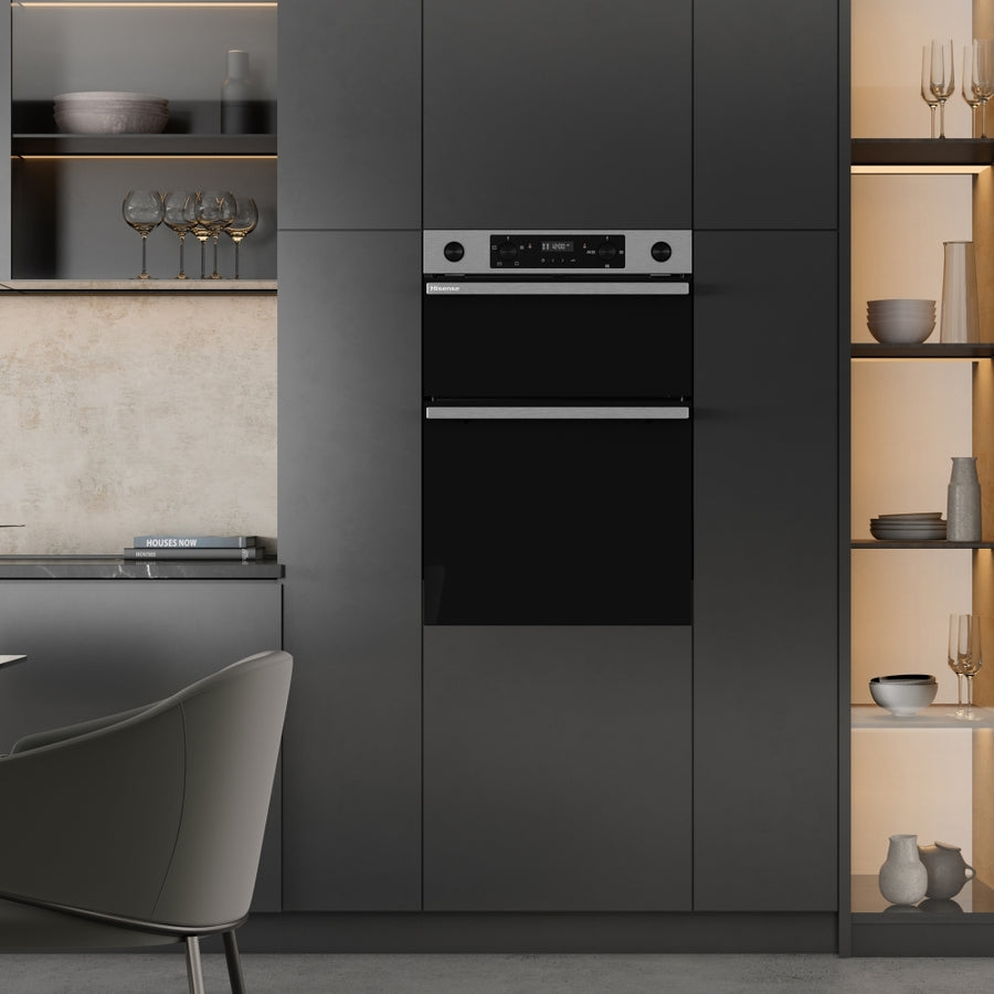 Hisense BID914221CX Hi6 Built-in Double Oven - Stainless steel