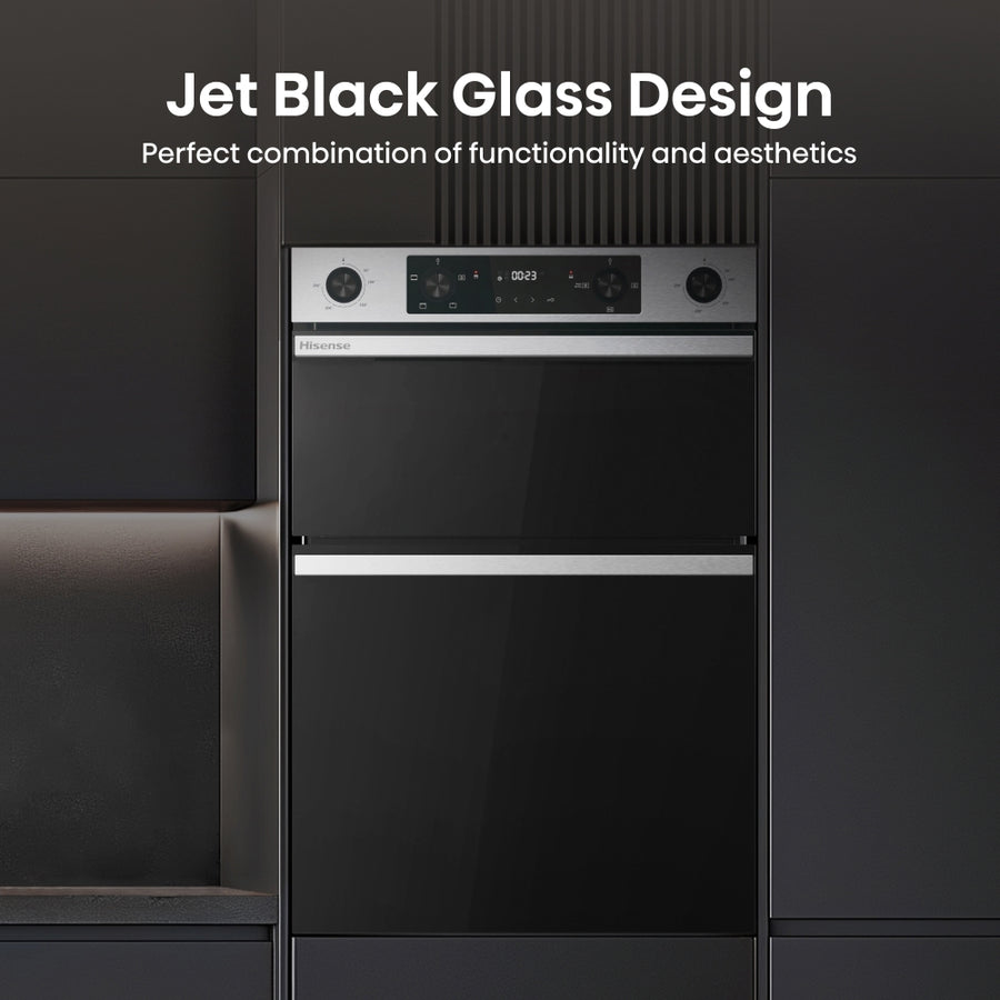 Hisense BID914221CX Hi6 Built-in Double Oven - Stainless steel