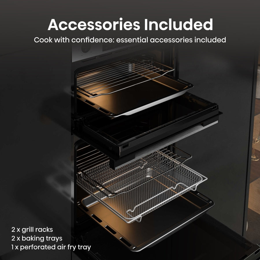 Hisense BID914221CX Hi6 Built-in Double Oven - Stainless steel