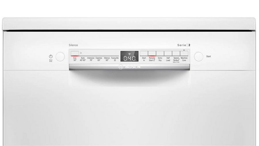 Bosch Series 2 SMS2HVW67G 14-place setting dishwasher - White [Free 5-year guarantee]