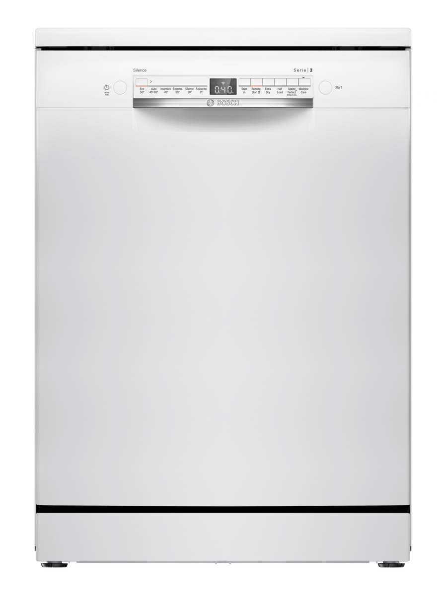 Bosch Series 2 SMS2HVW67G 14-place setting dishwasher - White [Free 5-year guarantee]