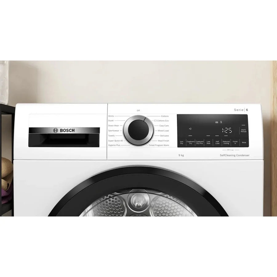 Bosch WQG24500GB Series 6 9kg Heat Pump Tumble Dryer