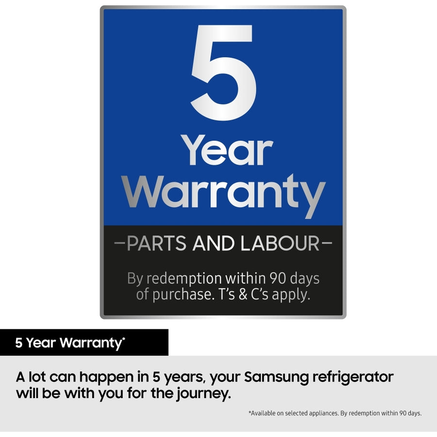 Samsung BRB26705DWW Built-in 70/30 Fridge Freezer with SpaceMax™ - Sliding Hinge Installation [Free 5-year parts & labour guarantee]