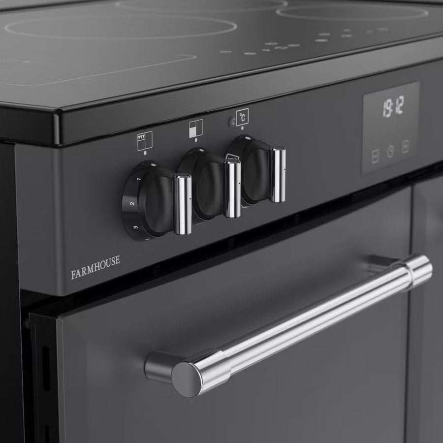 Belling FH90Ei ANT Farmhouse 90cm Induction Range Cooker - Anthracite