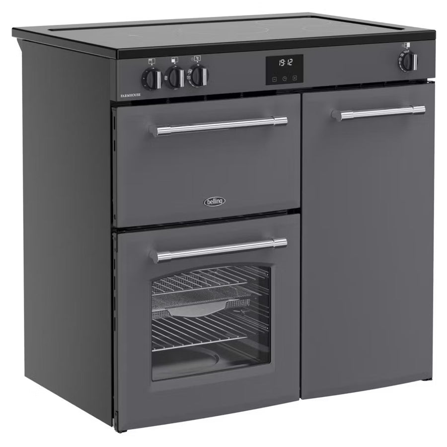 Belling FH90Ei ANT Farmhouse 90cm Induction Range Cooker - Anthracite