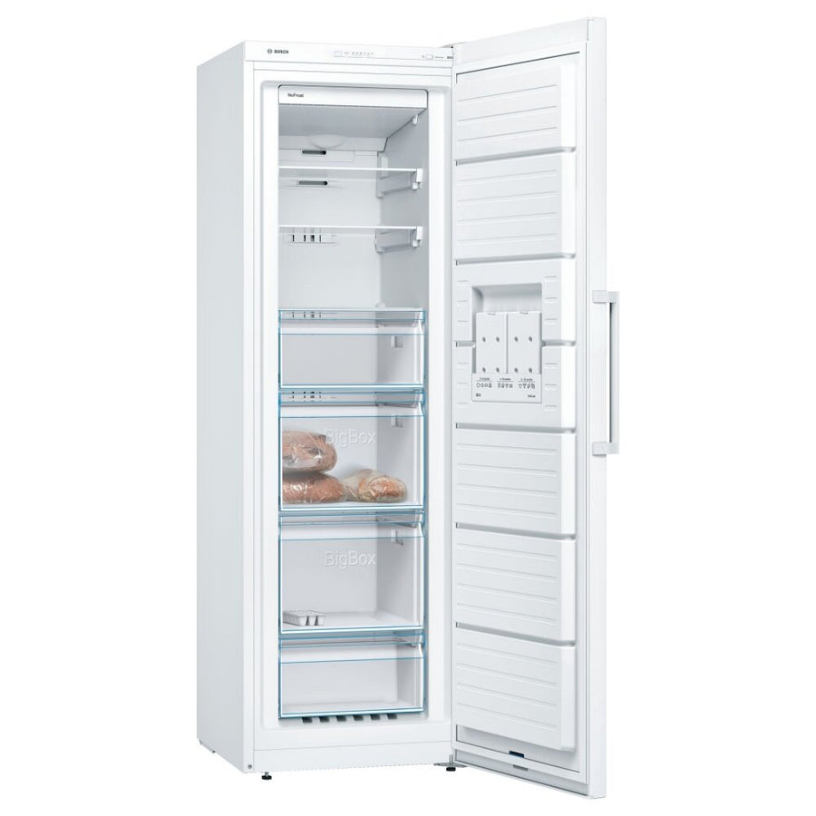 Bosch GSN36VWEPG Series 4 Freestanding Frost Free Freezer – White [Free 5-year parts & labour guarantee]