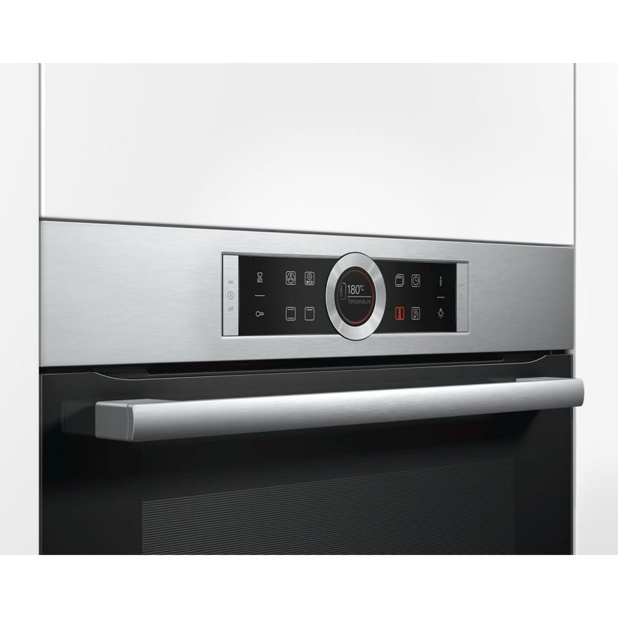 Bosch HBG634BS1B Series 8 Built-in 4D Hotair Single Oven