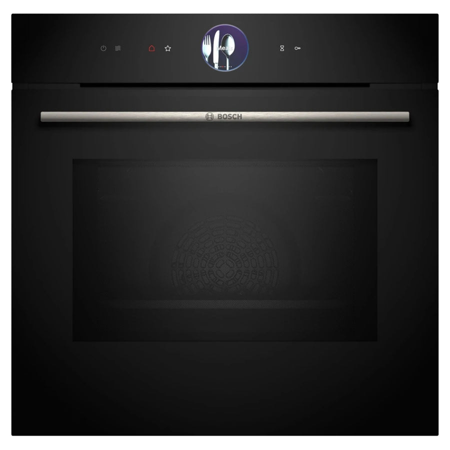 Bosch Series 8 HMG7764B1B Pyrolytic built-in single oven with Microwave function