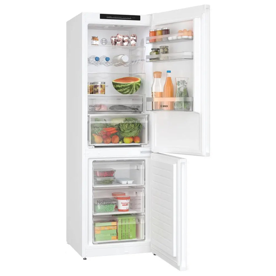 Bosch Series 4 KGN362WDFG 70/30 Frost free fridge freezer - White [Free 5-year guarantee]