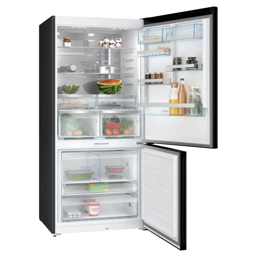 Bosch KGP86AXB0N Series 8 60/40 Total No Frost fridge freezer - Brushed Black Steel [Free 5-year parts & labour guarantee]