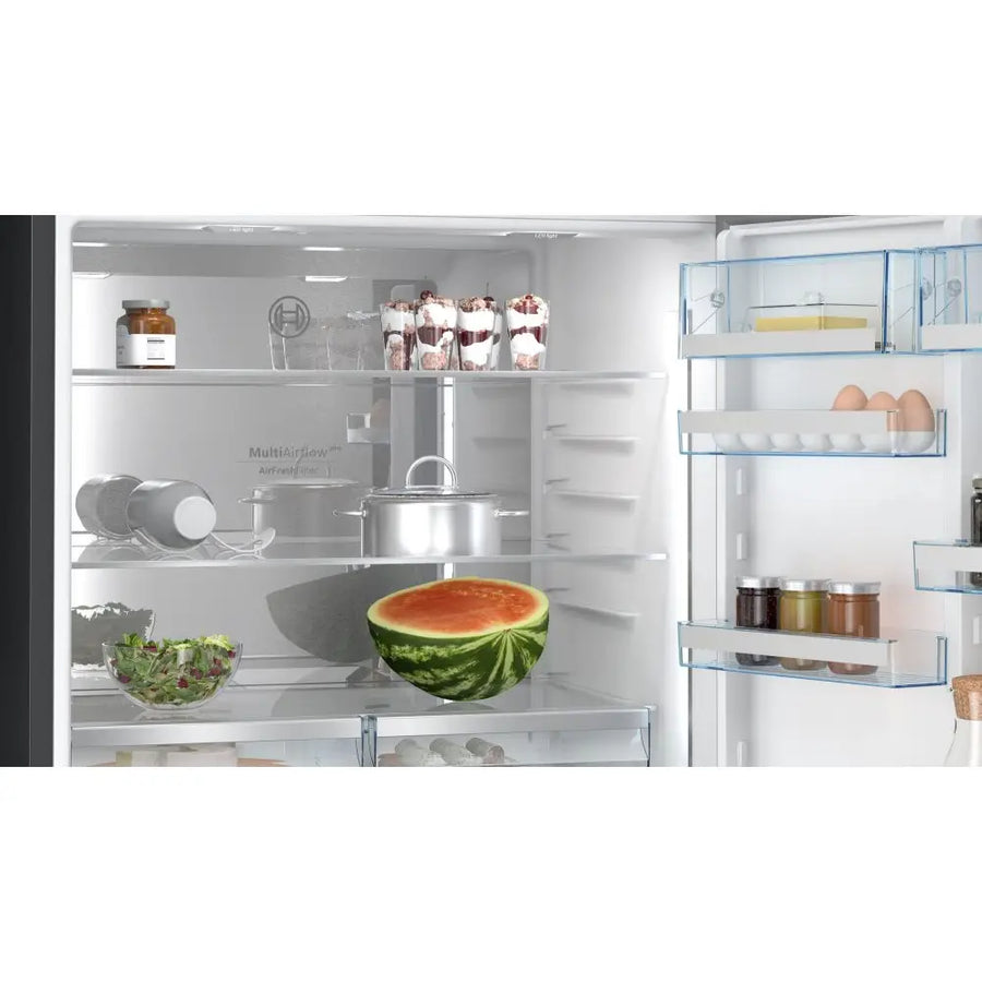 Bosch KGP86AXB0N Series 8 60/40 Total No Frost fridge freezer - Brushed Black Steel [Free 5-year parts & labour guarantee]