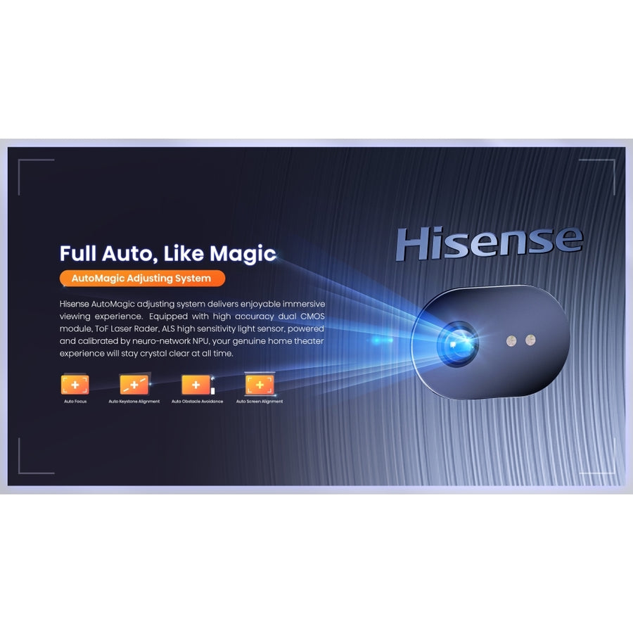 Hisense C1TUK Smart 4K UHD Mini Projector
