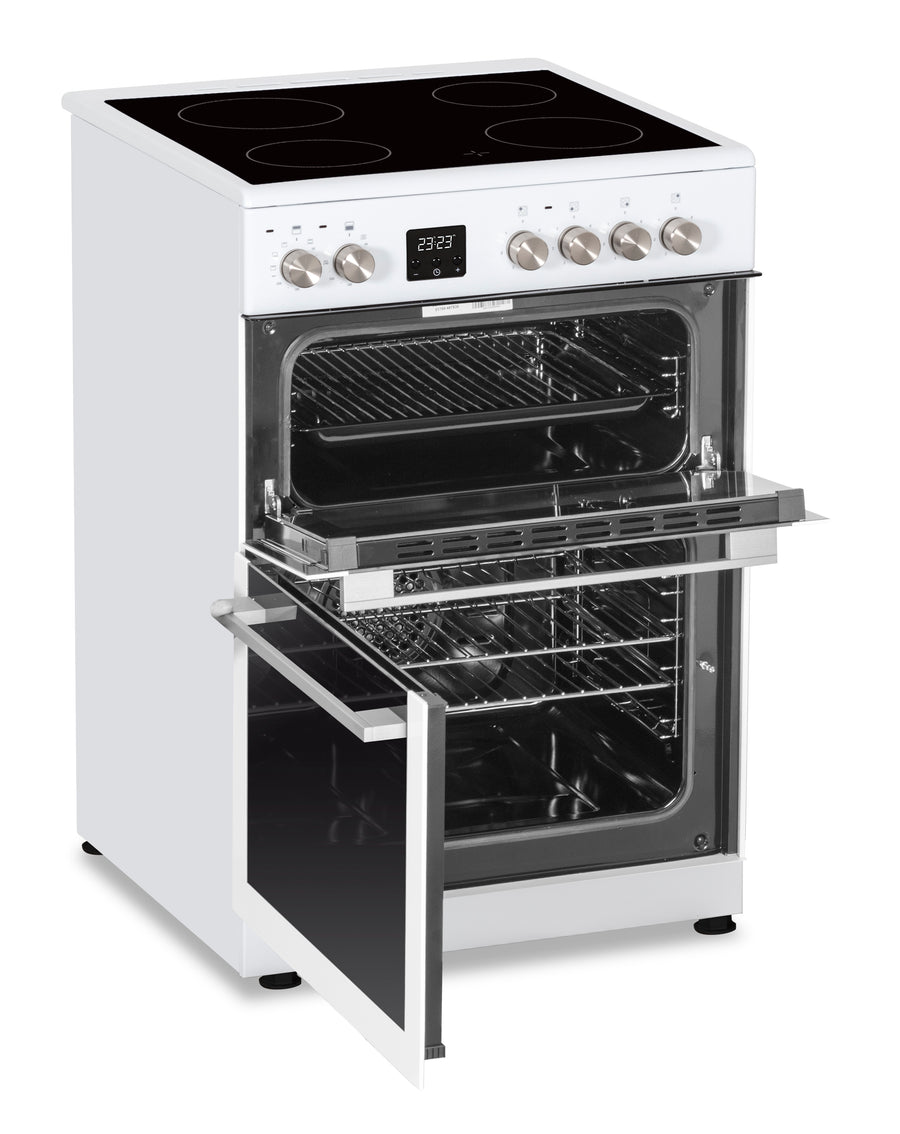 Creda C60CDOW 60cm Electric Ceramic Cooker - White