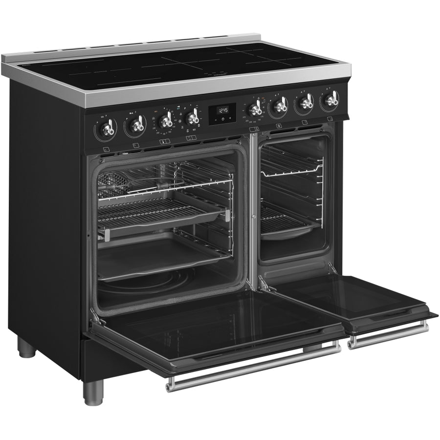 Smeg C92IPMB2 90cm Pyrolytic Induction Range Cooker - Black
