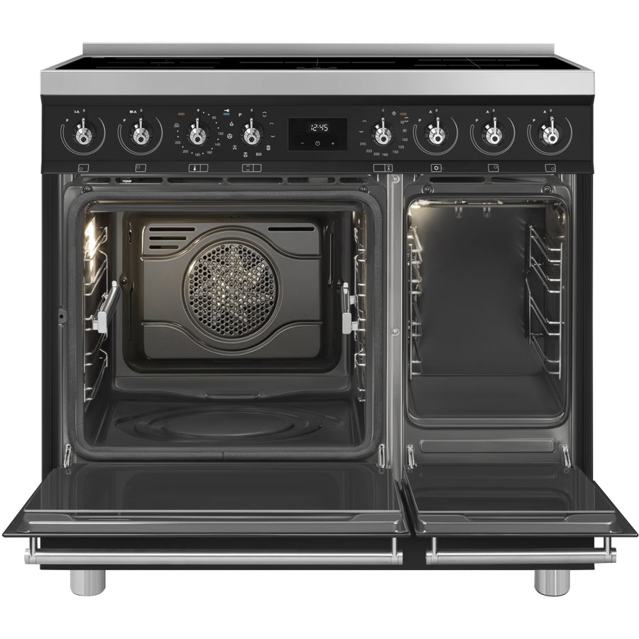 Smeg C92IPMB2 90cm Pyrolytic Induction Range Cooker - Black