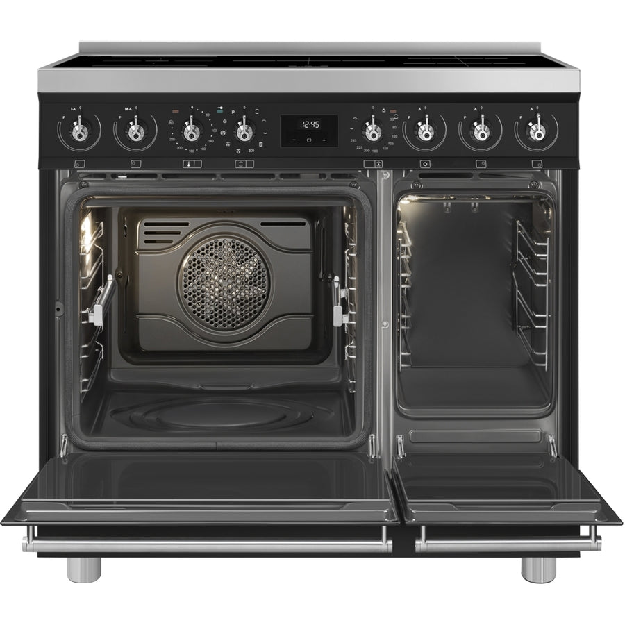 Smeg C92IPMB2 90cm Pyrolytic Induction Range Cooker - Black
