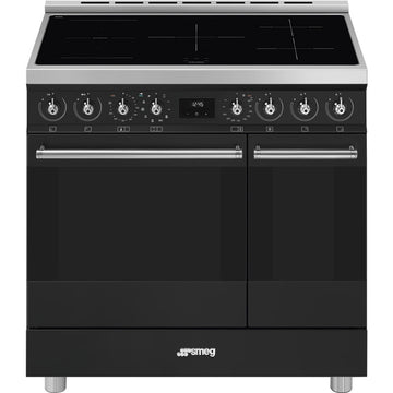 Smeg C92IPMB2 90cm Induction Range Cooker - Matte Black