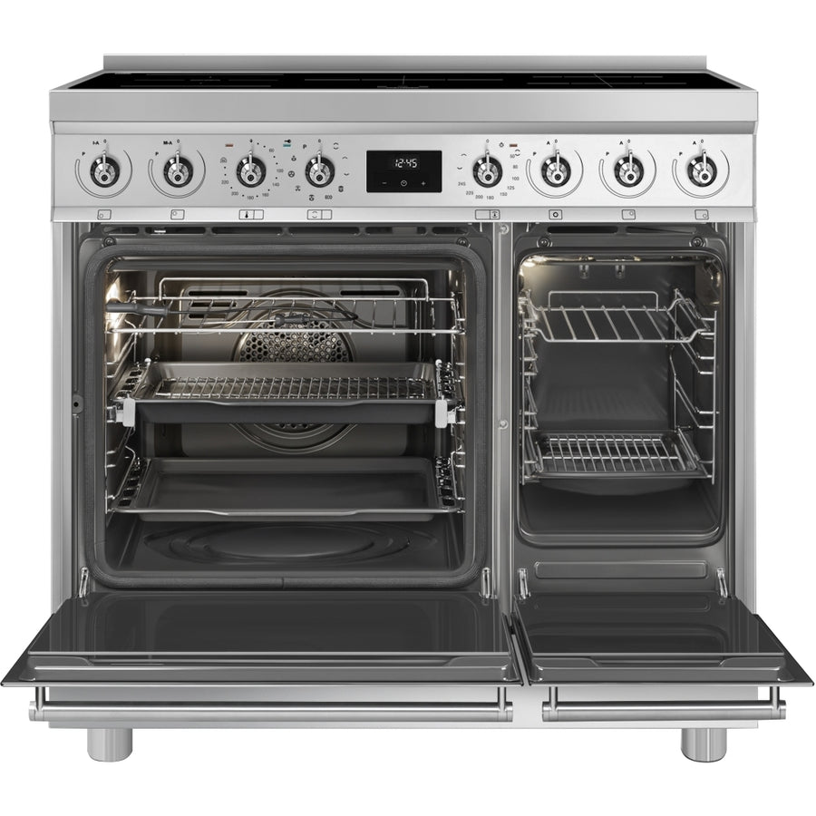 Smeg C92IPX2 90cm Pyrolytic Induction Range Cooker - Stainless Steel