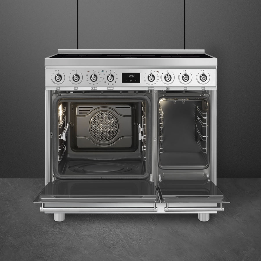 Smeg C92IPX2 90cm Pyrolytic Induction Range Cooker - Stainless Steel