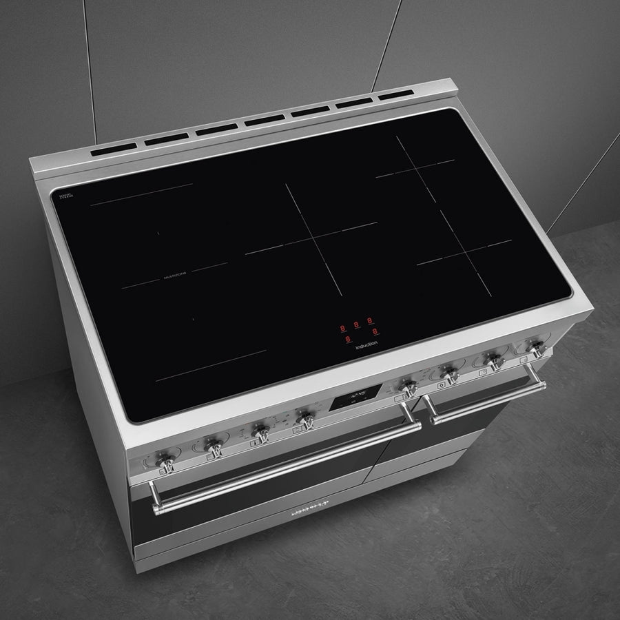 Smeg C92IPX2 90cm Pyrolytic Induction Range Cooker - Stainless Steel