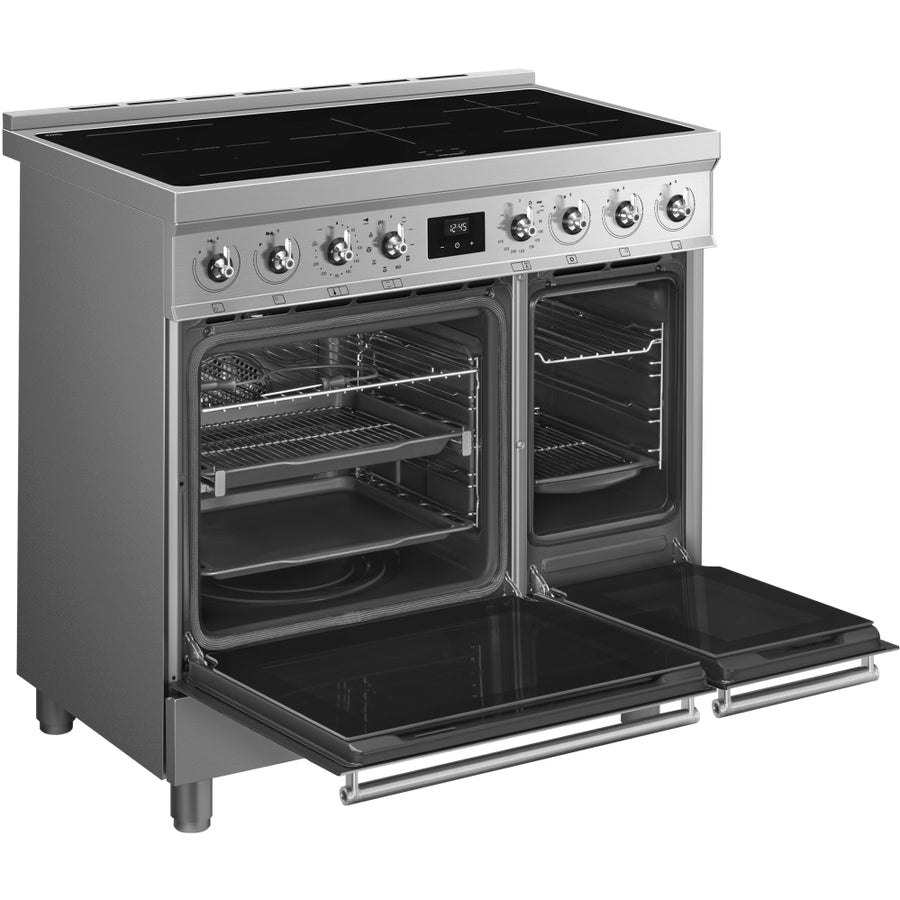 Smeg C92IPX2 90cm Pyrolytic Induction Range Cooker - Stainless Steel