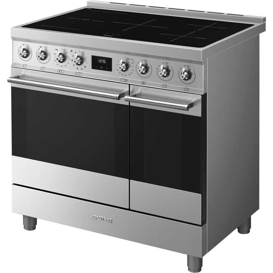 Smeg C92IPX2 90cm Pyrolytic Induction Range Cooker - Stainless Steel